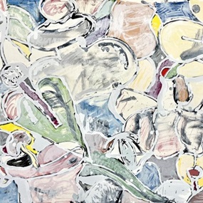 Untitled (White Out) by Eddie Martinez
