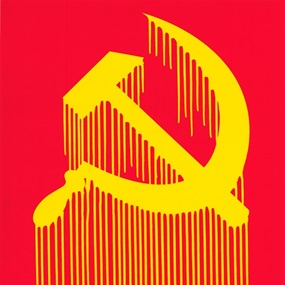 Liquidated Hammer And Sickle by Zevs