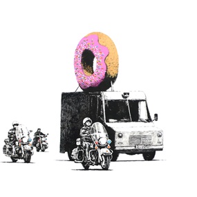Donuts (Strawberry) by Banksy