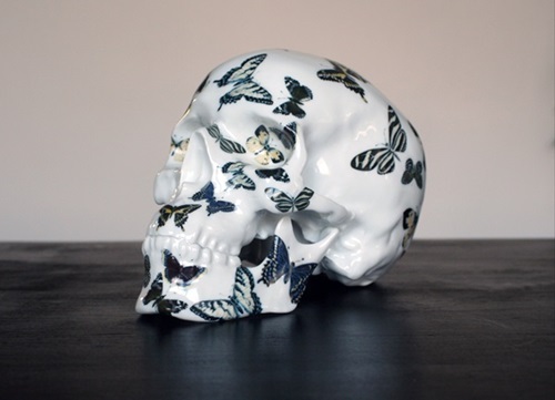 Skull Butterfly Porcelain (First Edition) by NooN