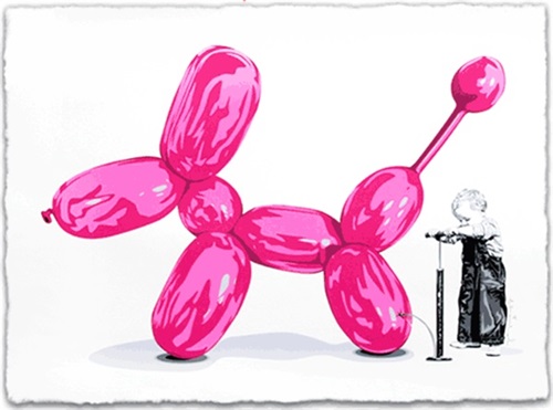 Poppy (Pink) by Mr Brainwash