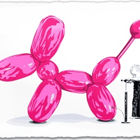 Poppy (Pink) by Mr Brainwash