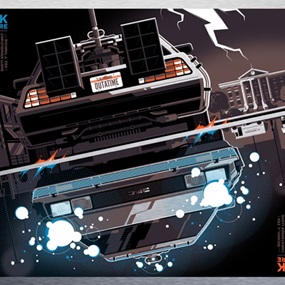 Back To The Future (Metal Variant) by Tom Whalen