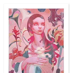 Lady With An Axolotl Timed Edition By James Jean Editioned Artwork Art Collectorz Lady With An Axolotl Timed Edition By James Jean Editioned Artwork Art Collectorz