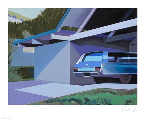 Chrysler In Carport  by Jessica Brilli