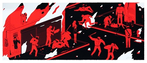 Rule Of Law 2 (Red) by Cleon Peterson