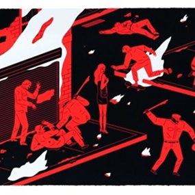 Rule Of Law 2 (Red) by Cleon Peterson