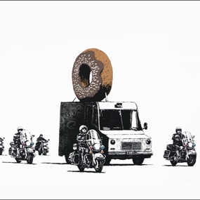 Donuts (Chocolate) by Banksy