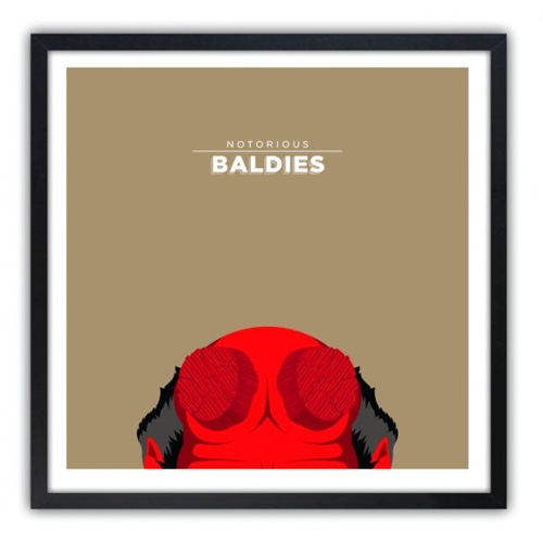 Notorious Baldie - Hellboy  by Mr Peruca