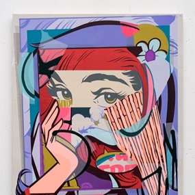 Mirror (Red On Wood) by Pose