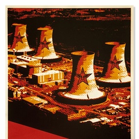 Visual Pollution Smoke Stacks by Shepard Fairey