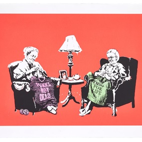Grannies (Hand-Painted Edition) by Banksy