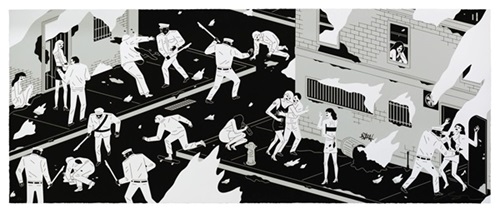 Rule Of Law 1 (Bone) by Cleon Peterson