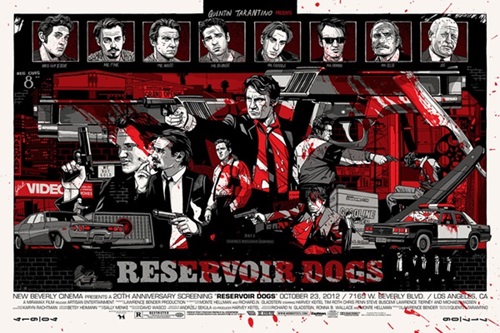 Reservoir Dogs (Bloody Variant) by Tyler Stout