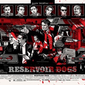Reservoir Dogs (Bloody Variant) by Tyler Stout