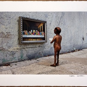 Last Supper (A4) by Isaac Cordal