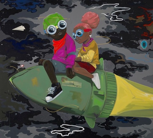 Finally Some Alone Time  by Hebru Brantley