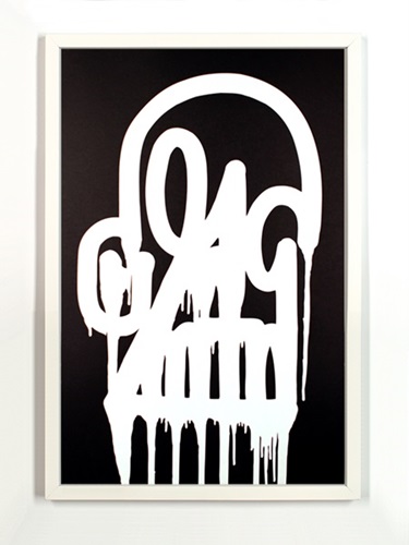 Timeless Skull (White On Black) by Katsu