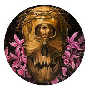 Still Life With Cyclops Skull, Flowers & Jesus by Ewok
