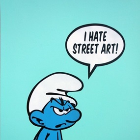 I Hate Street Art (Aqua Paper) by Fake