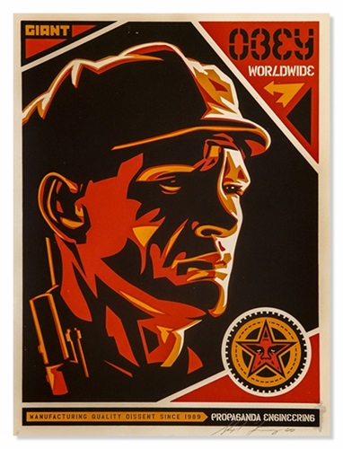 Worker  by Shepard Fairey