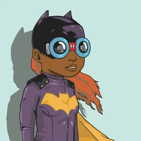 Batgirl (Blue) by Hebru Brantley