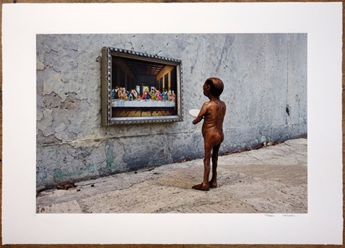 Last Supper (50 x 70cm) by Isaac Cordal