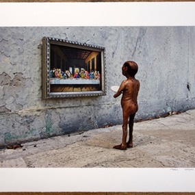 Last Supper (50 x 70cm) by Isaac Cordal