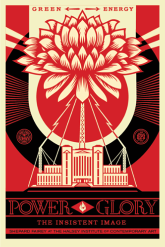 Power & Glory (Red) by Shepard Fairey