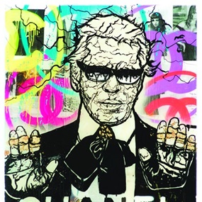 Lagerfeld Chanel (Diamond Dust Artist Proof) by Alec Monopoly