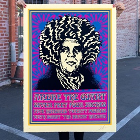 Andre Psychedelic (Large Format) by Shepard Fairey