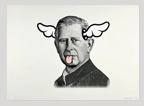 Dog Save The King  by D*Face