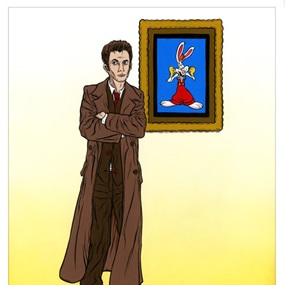 Dr Who Framed Roger Rabbit by Alex Pardee