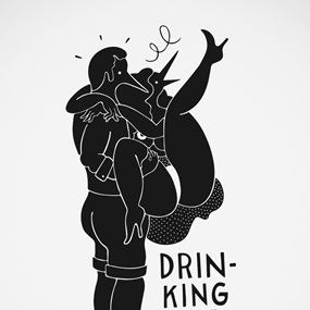 Drinking The Drinks (First Edition) by Parra