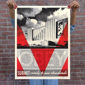 Obey Conformity Factory (Red) by Shepard Fairey