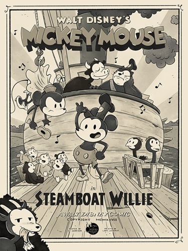 Steamboat Willie (Variant) by JJ Harrison