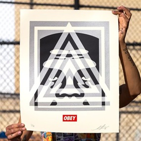 Pyramid Top Icon (Screenprint) by Shepard Fairey