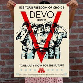 Devo Vote! by Shepard Fairey