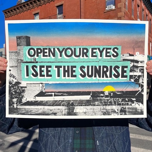 Open Your Eyes, I See The Sunrise  by Steve Powers