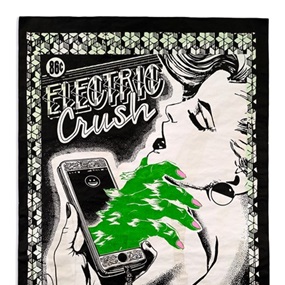 Electric Crush Street Print (Green) by Faile