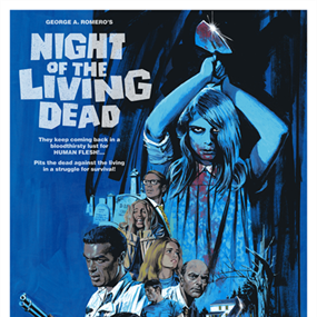 Night Of The Living Dead (Blue Variant) by Paul Mann