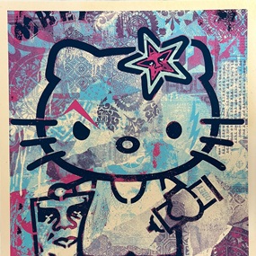 Hello Kitty (Purple) by Shepard Fairey