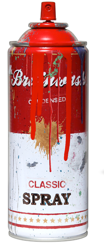 Spray Can (Red) by Mr Brainwash