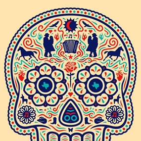 Ganas Tex Mex Calavera by Ernesto Yerena