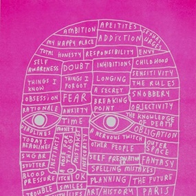Head (Pink) by David Shillinglaw
