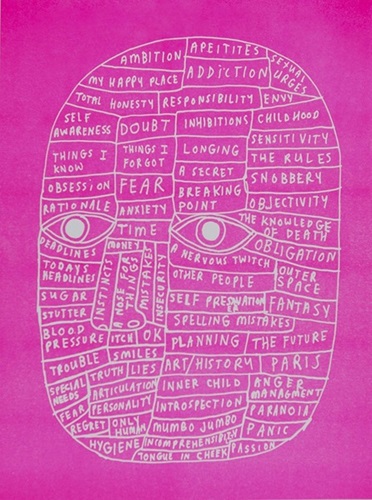 Head (Pink) by David Shillinglaw