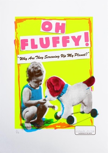 Oh Fluffy!  by Magda Archer