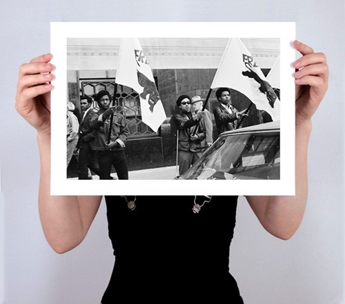 Detroit Black Panthers - Free Huey Newton - Detroit, Michigan 1969 (15.5 x 11 Inch) by Leni Sinclair
