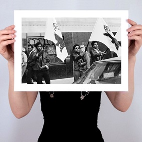 Detroit Black Panthers - Free Huey Newton - Detroit, Michigan 1969 (15.5 x 11 Inch) by Leni Sinclair