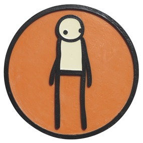 Plaque (Orange) by Stik